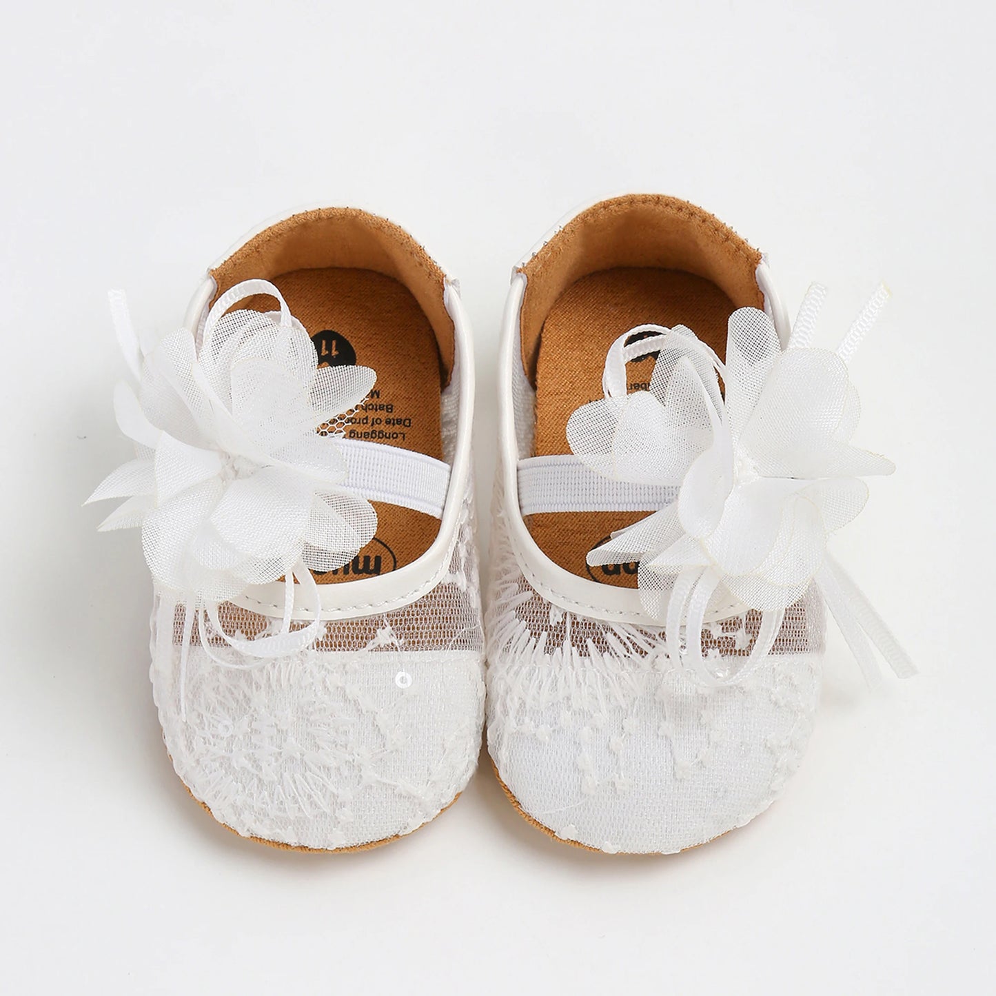 Adorable Toddler Girls Floral Mary Jane Shoes with Non-Slip Sole Soft Close Toe Walking Shoes for Little Princesses