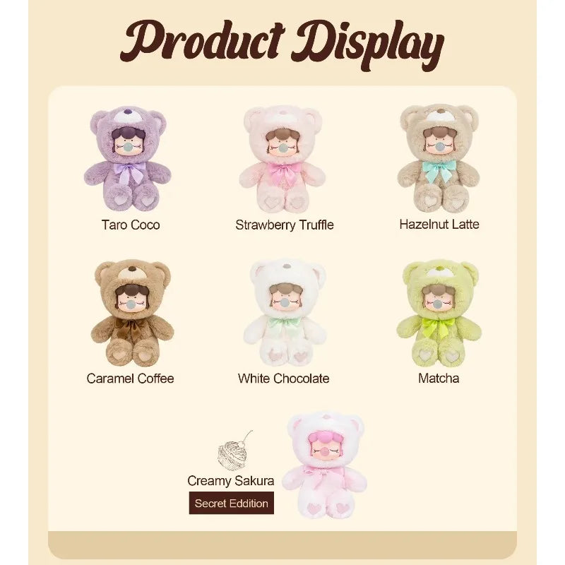 Plush Bear Blind Box Series Handmade Decoration Gift For Children