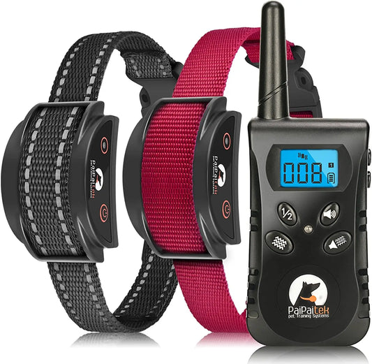 No Shock Dog Training Collar With Remote 1600ft Vibration Waterproof
