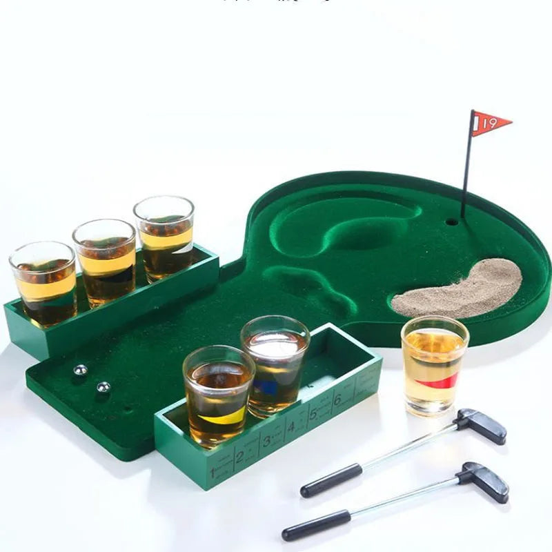 Mini Golf Tabletop Game Set For Adult Parties Bar Entertainment