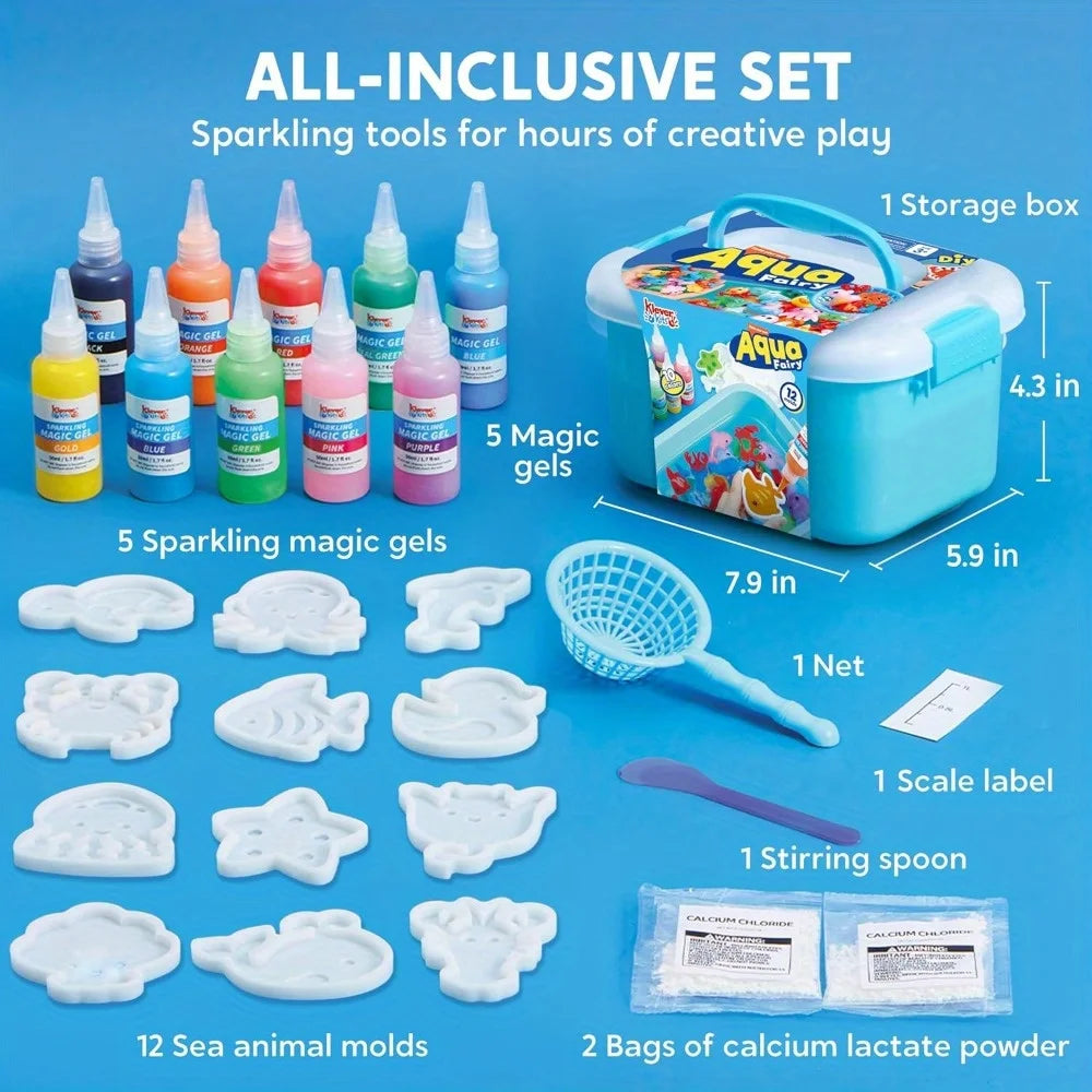 Joyfy Aqua Elf Magic Water Gel Kit With Sea Molds