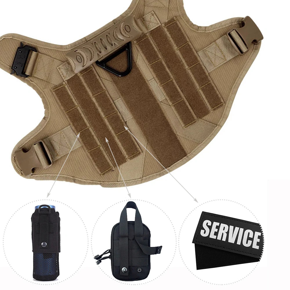 PETRAVELCN Dog Harness And Leash Set Vest For German Shepherd Malinois