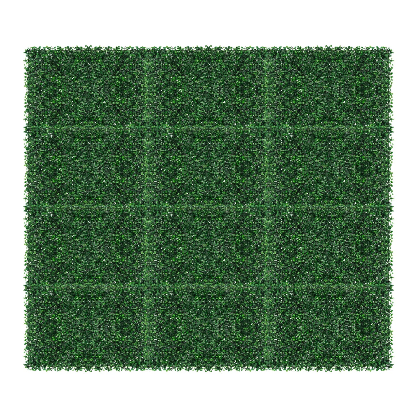 NONECN Artificial Grass Mat Panels Waterproof Outdoor Garden Hedge Wall Decor