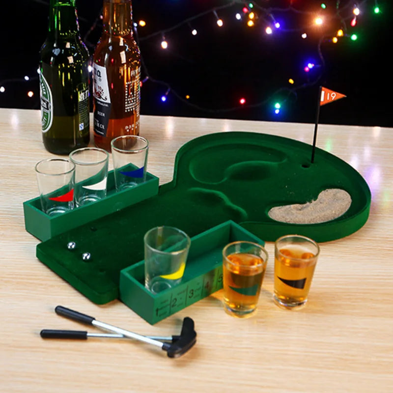 Mini Golf Tabletop Game Set For Adult Parties Bar Entertainment