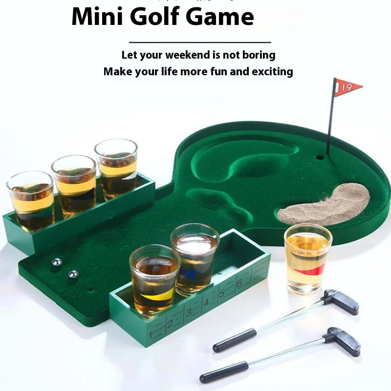 Mini Golf Tabletop Game Set For Adult Parties Bar Entertainment
