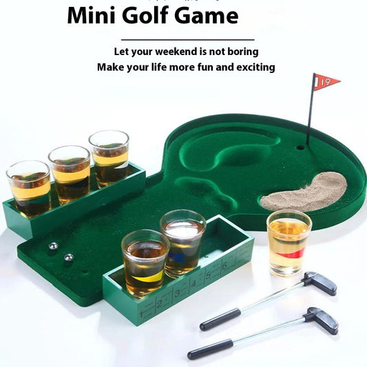 Mini Golf Tabletop Game Set For Adult Parties Bar Entertainment