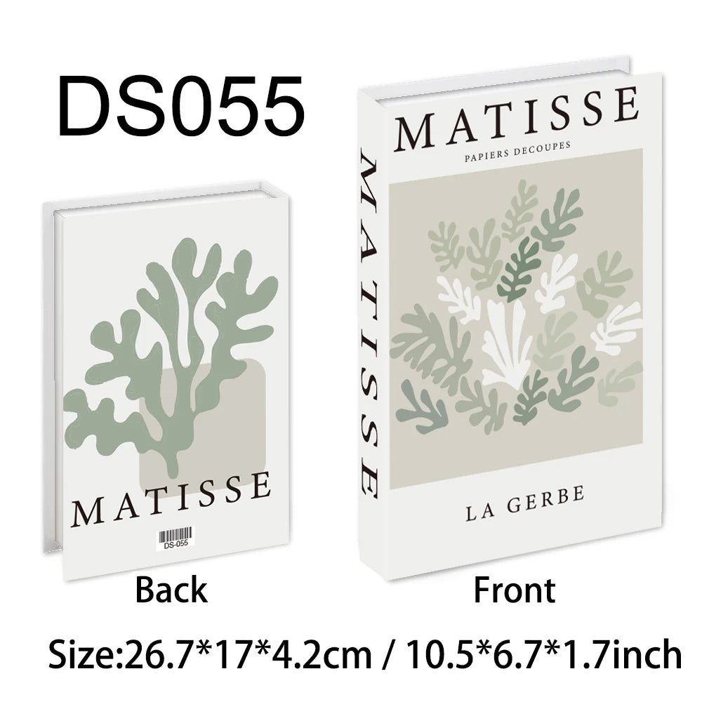Travel Series Fake Book Decor For Living Room Display Box