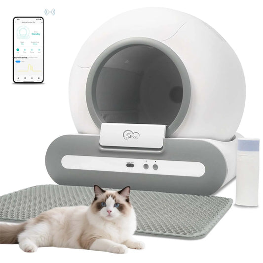 DOEL Self Cleaning Cat Litter Box App Controlled 2.4G WiFi
