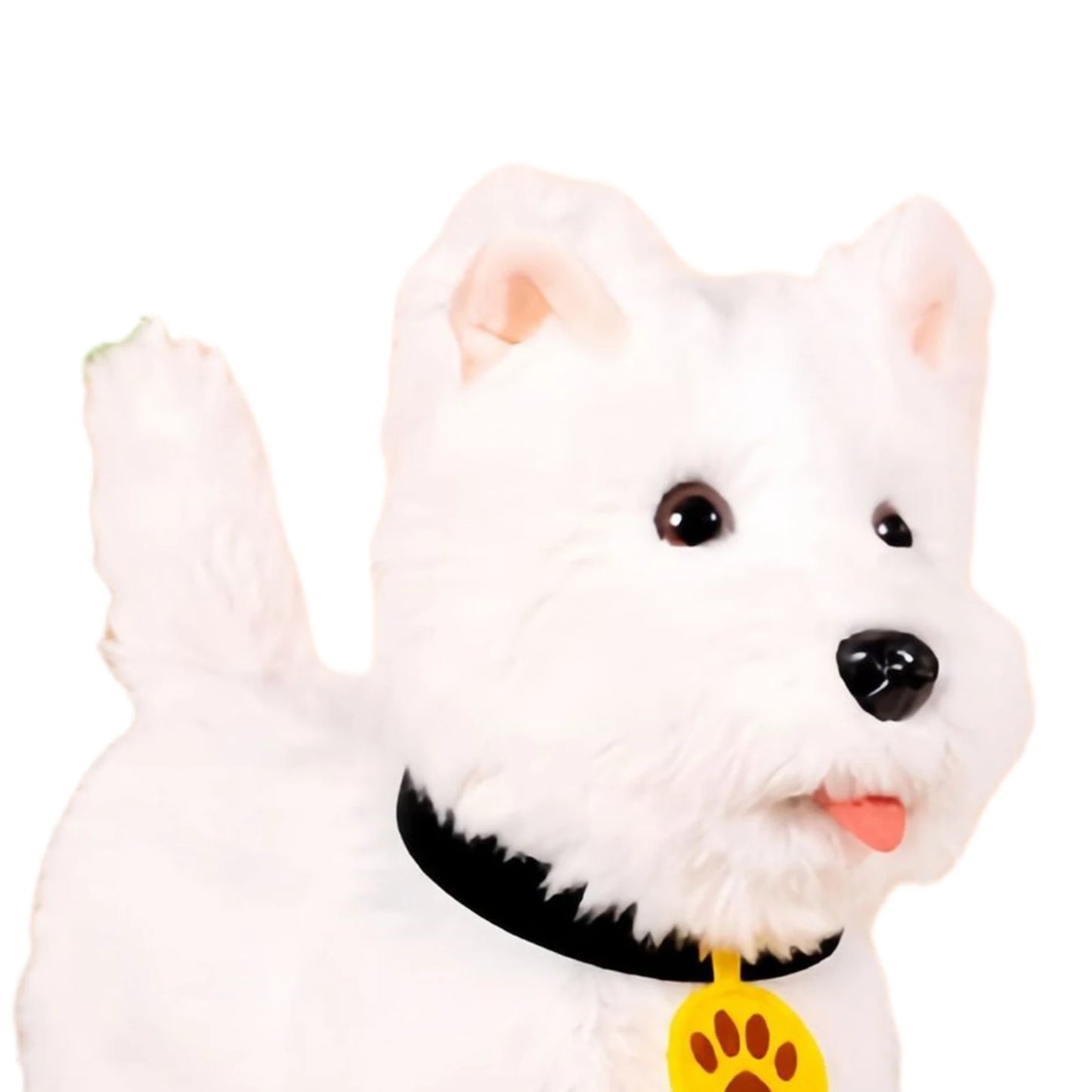 Shunmaii Interactive Plush Puppy Robot Toy Walking Barking Tail Wagging