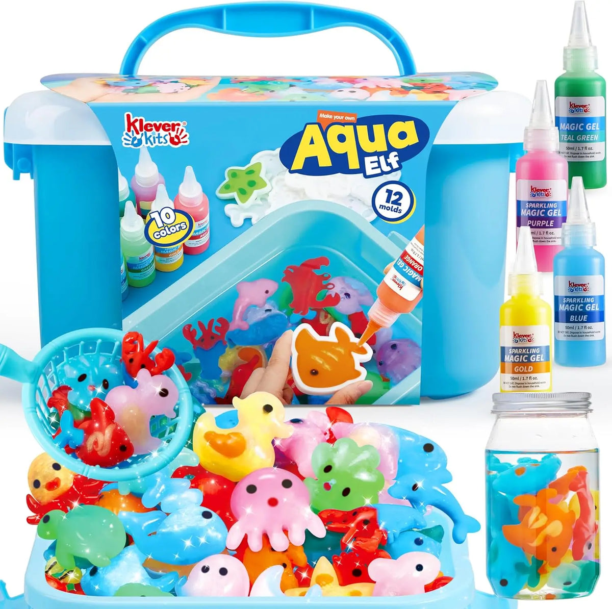 Joyfy Aqua Elf Magic Water Gel Kit With Sea Molds